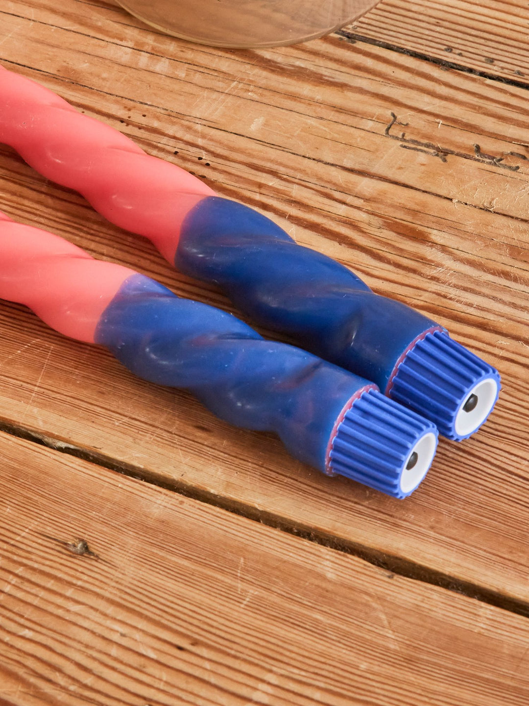 LED Candle - Coral & Blue