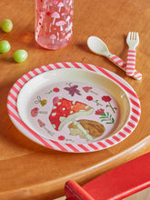 Load image into Gallery viewer, Mushroom Print Melamine Lunch Plate
