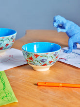 Load image into Gallery viewer, Dragon Print Melamine Small Bowl
