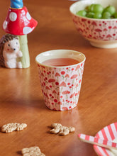 Load image into Gallery viewer, Red Mushroom Print Medium Melamine Cup
