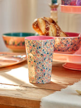 Load image into Gallery viewer, Melamine Cup Tall - Small Sandy Flower Print
