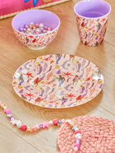 Load image into Gallery viewer, Mermaid Print Melamine Lunch Plate
