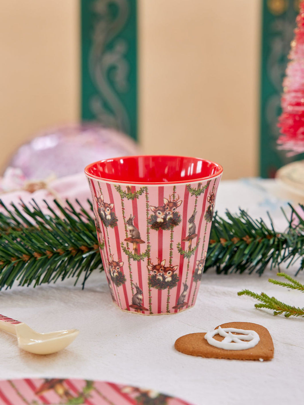 Medium Melamine Cup - Sweet Forest Print