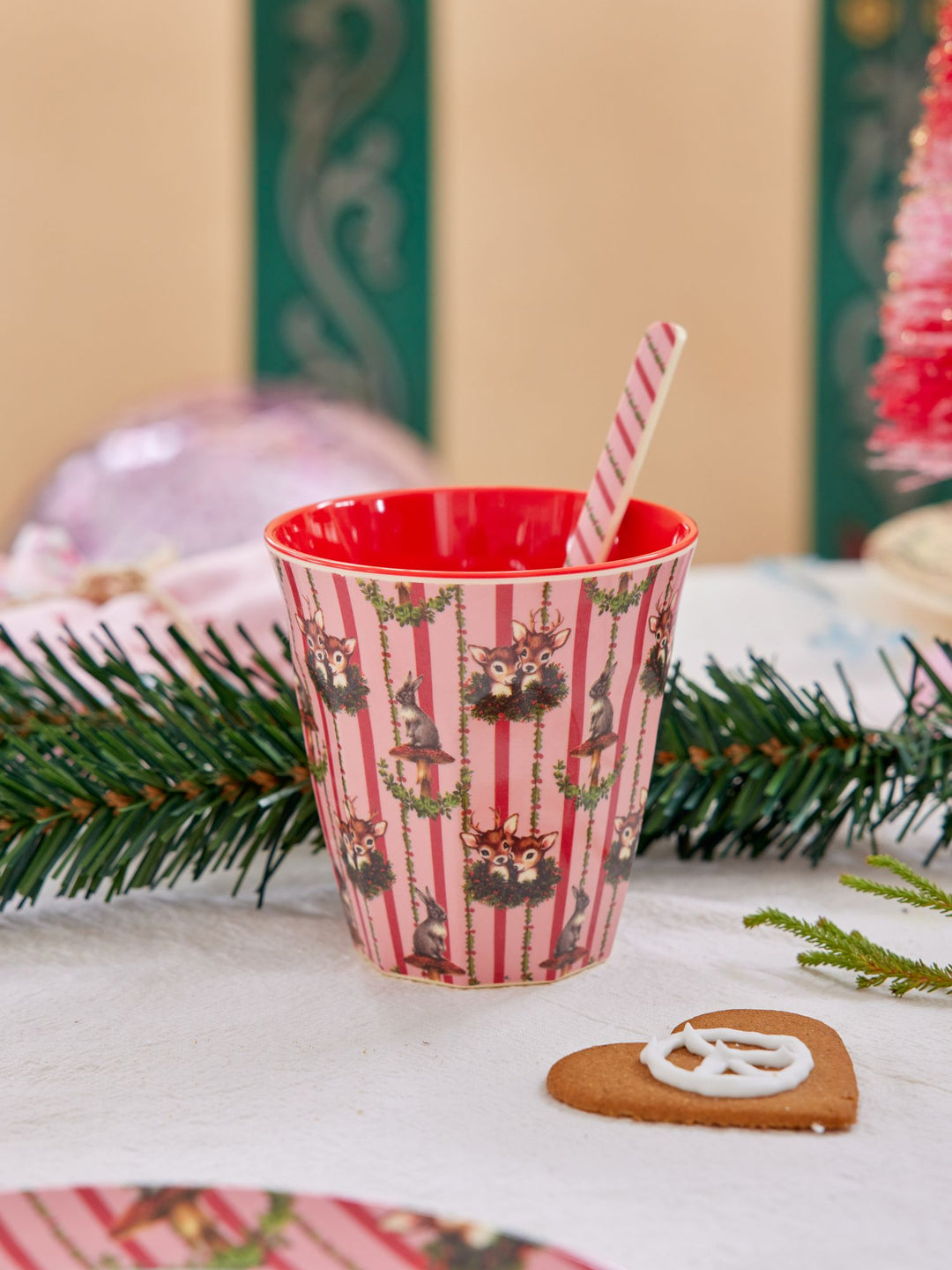 Medium Melamine Cup - Sweet Forest Print