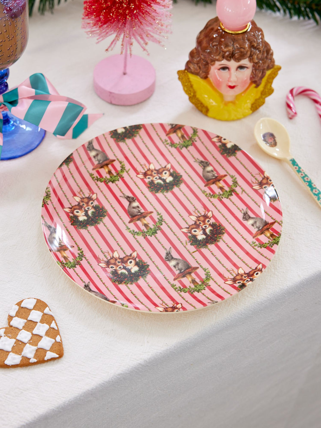 Melamine Side Plate - Sweet Forest Print