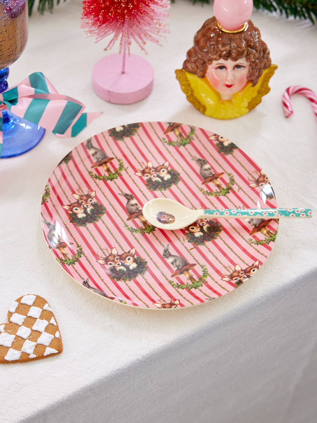 Melamine Side Plate - Sweet Forest Print
