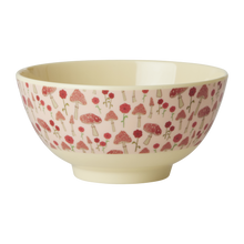 Load image into Gallery viewer, Mushroom Print Melamine Medium Bowl
