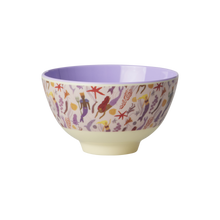 Load image into Gallery viewer, Mermaid Print Small Melamine Bowl
