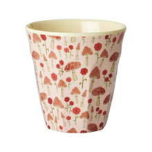 Load image into Gallery viewer, Red Mushroom Print Medium Melamine Cup
