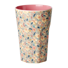 Load image into Gallery viewer, Melamine Cup Tall - Small Sandy Flower Print
