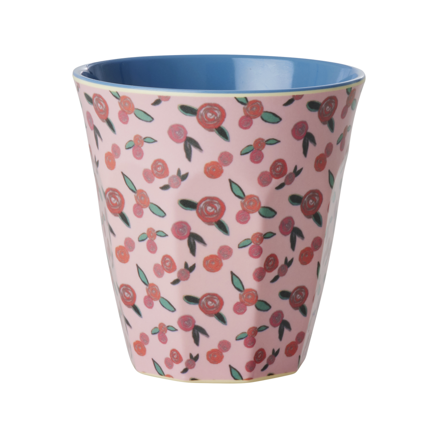 Melamine Cup Medium - A Rose is a Rose