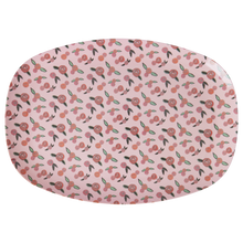 Load image into Gallery viewer, Melamine Rectangular Plate/ Tray - A Rose is a Rose
