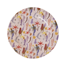 Load image into Gallery viewer, Mermaid Print Melamine Lunch Plate
