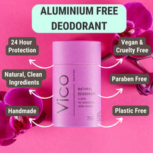 Load image into Gallery viewer, Vico Dark Orchid Natural Deodorant
