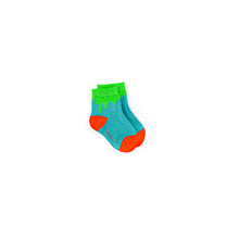 Load image into Gallery viewer, Green Paint Drip Bamboo Sock (seamless toe)
