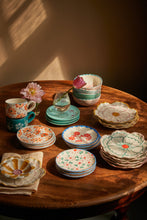Load image into Gallery viewer, Flower Ceramic Side Plate  - Pink - Hand Painted
