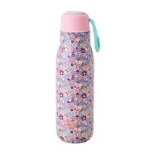 Load image into Gallery viewer, Stainless Steel Drinking Bottle with Lavender Fall Floral Print
