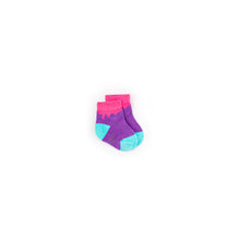 Load image into Gallery viewer, Pink Paint Drip Bamboo Sock (seamless toe)
