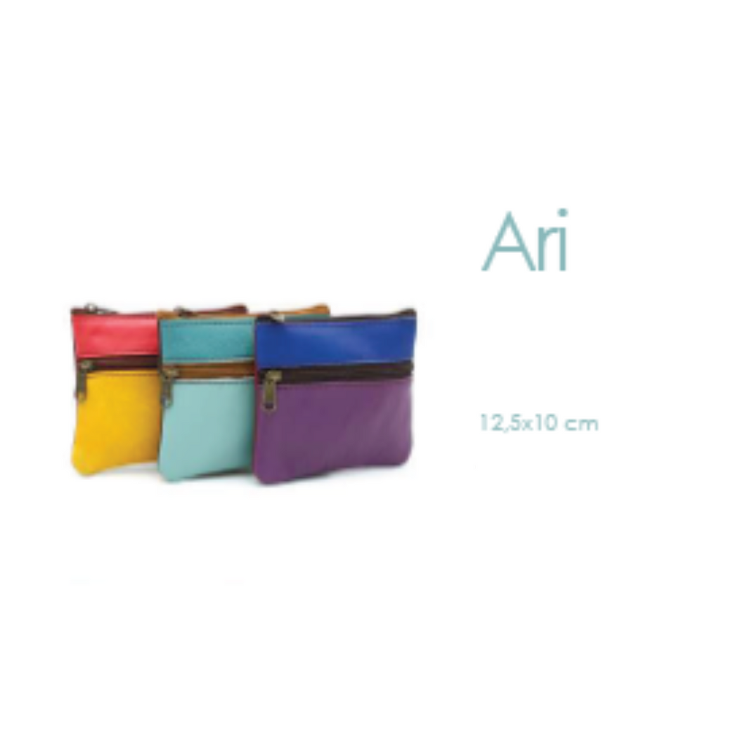 Soruka Ari Coin Pouch with Zip - Plain