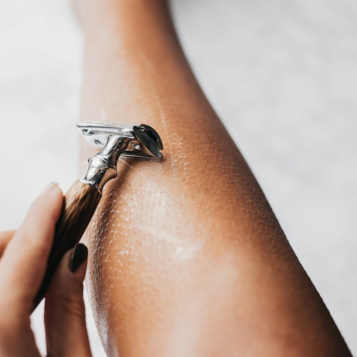 Bamboo Safety Razor - Silver