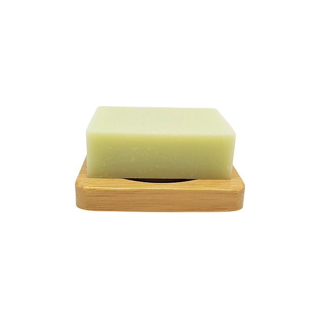 Square Bamboo Soap Dish