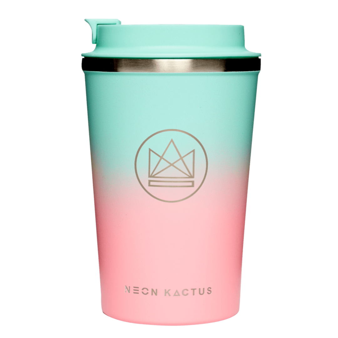 Neon Kactus Insulated Stainless Steel Coffee Cup