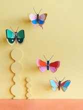 Load image into Gallery viewer, Gold Rim Butterfly
