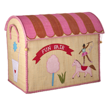 Load image into Gallery viewer, Fun Fair Raffia Storage
