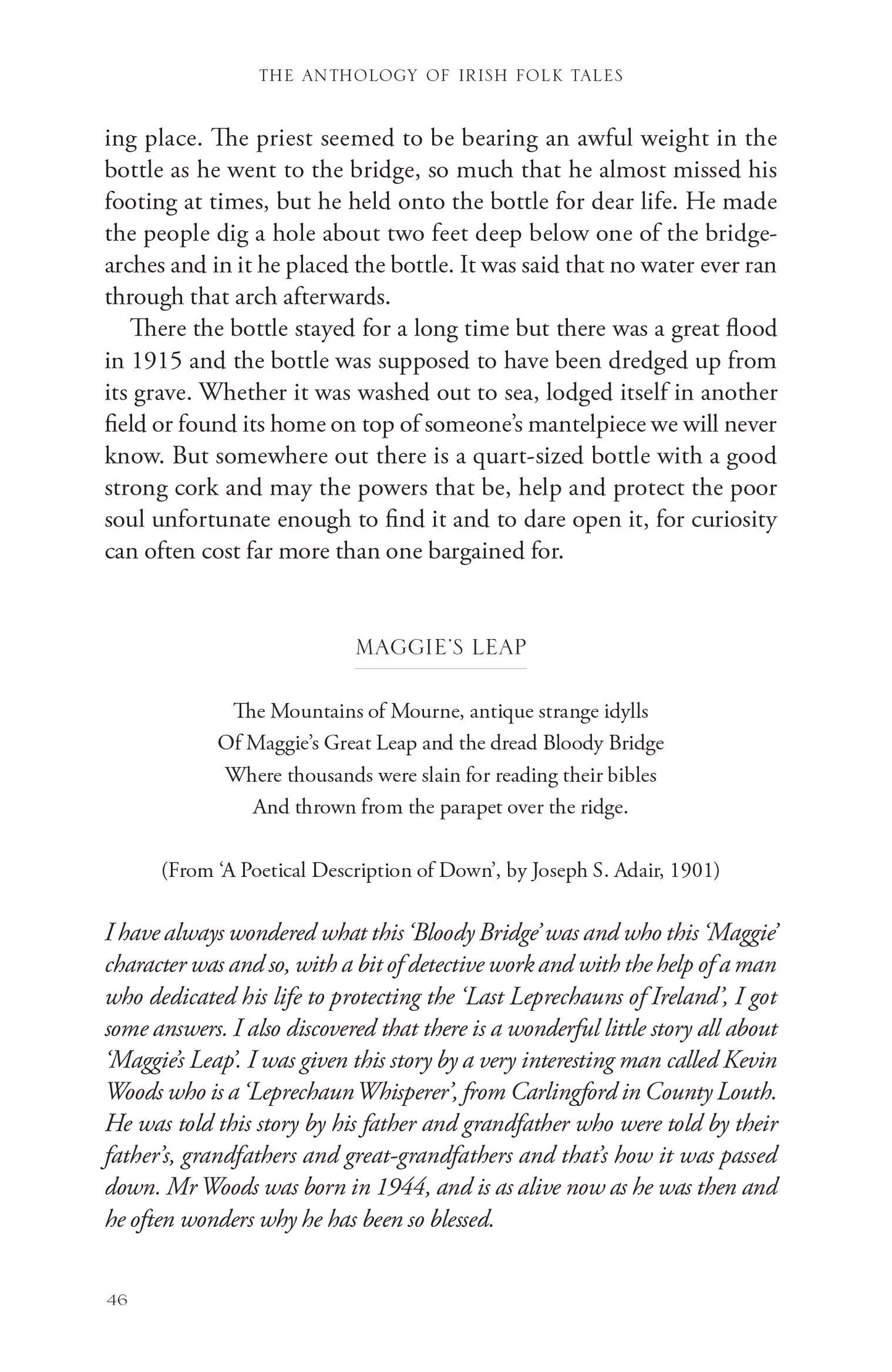 Anthology Of Irish Folk Tales