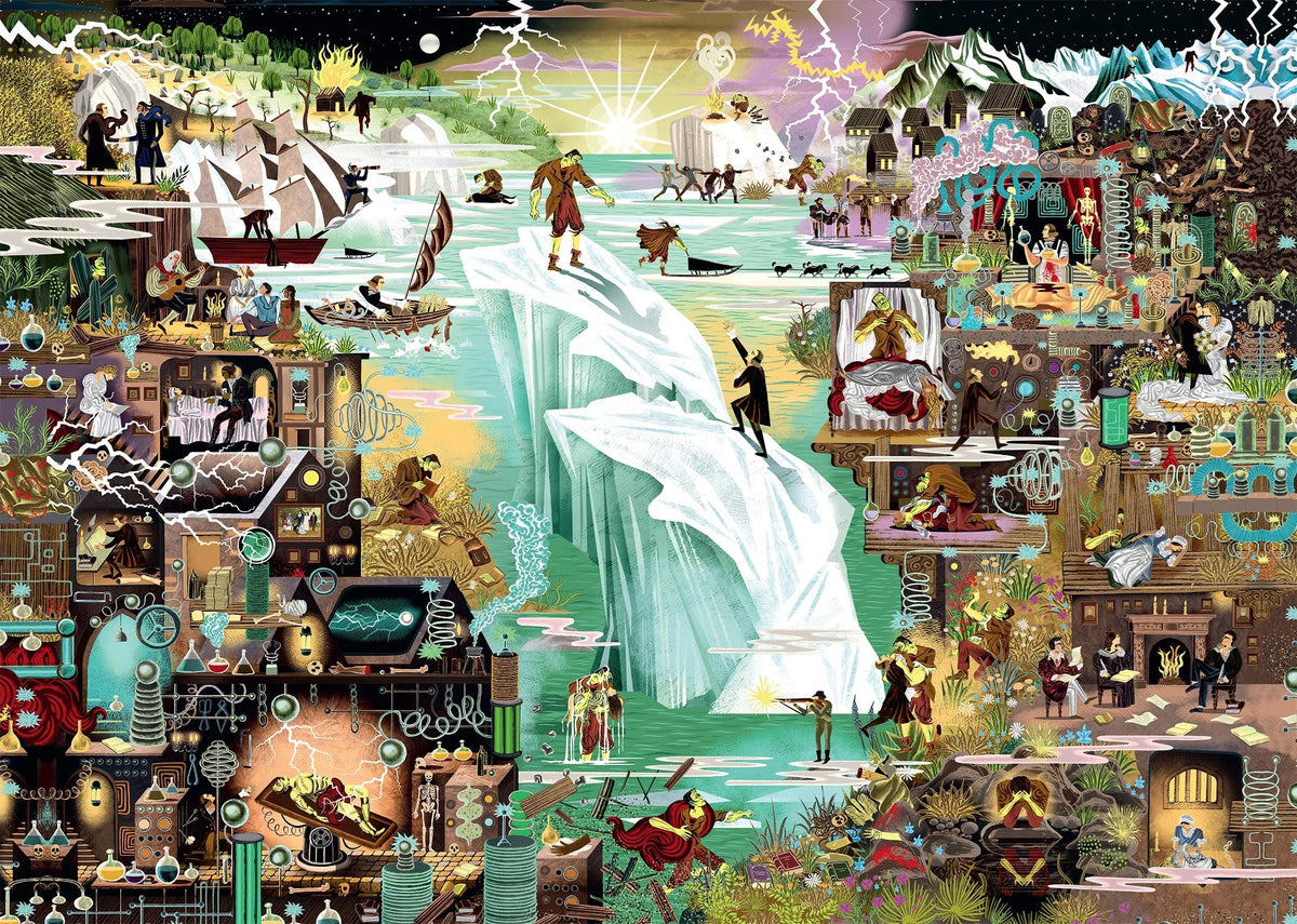 World of Frankenstein - 1000 Piece Jigsaw Puzzle