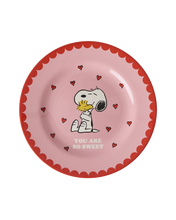 Load image into Gallery viewer, Plate - Pink Snoopy Print
