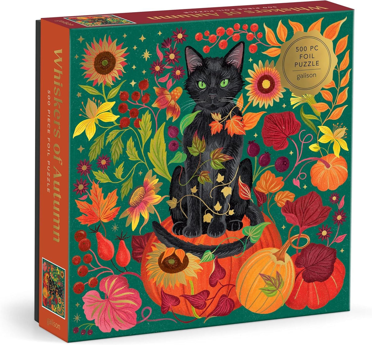Whiskers of Autumn 500 Piece Foil Puzzle