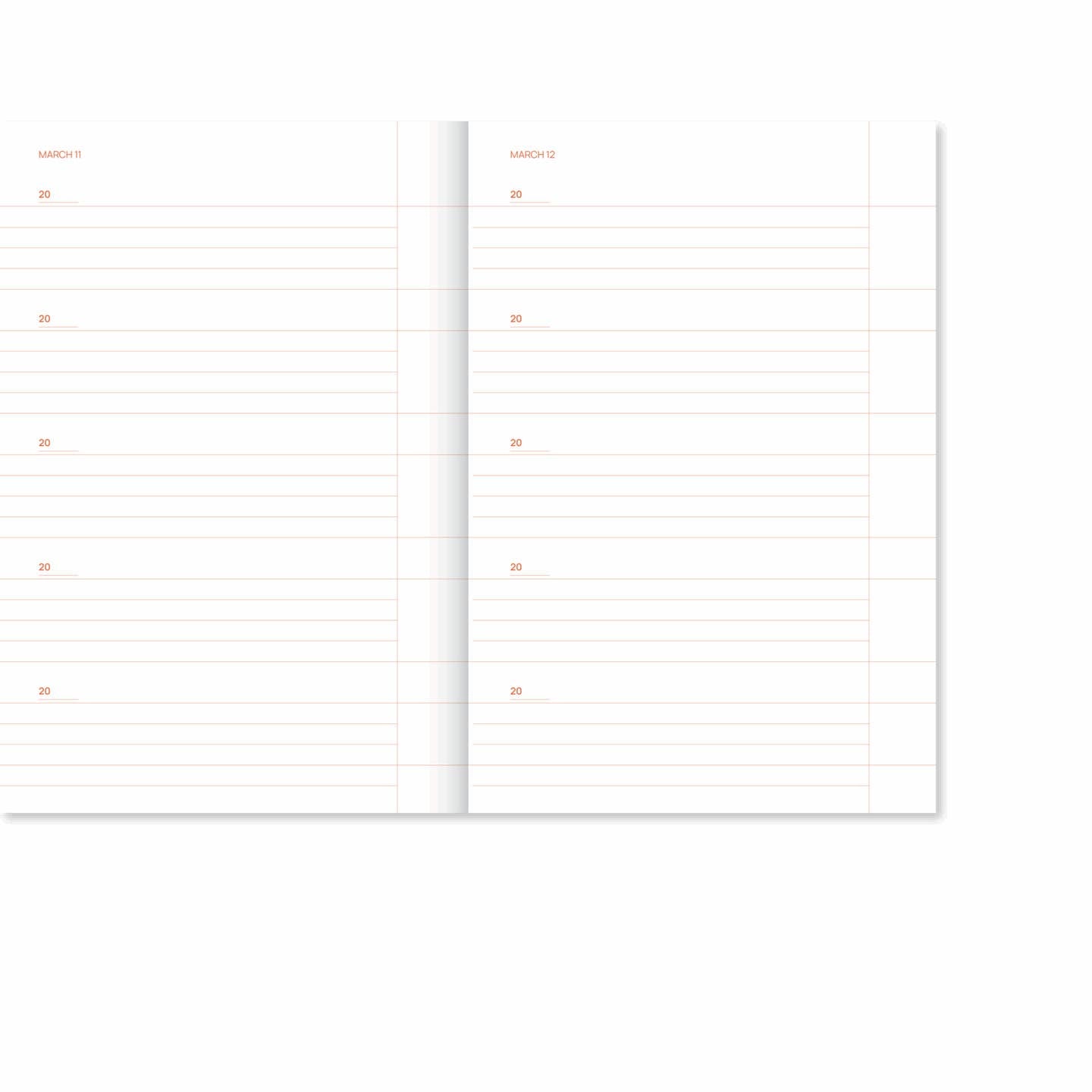 One Line A Day - Sun Flow Pink