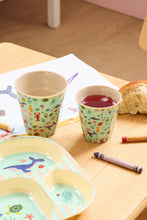 Load image into Gallery viewer, Melamine Medium Cup - Blue Ocean Print

