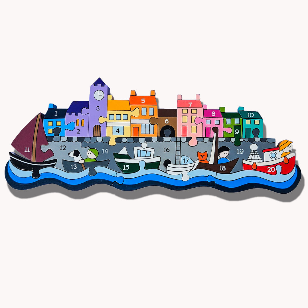 Harbour Town Number Jigsaw