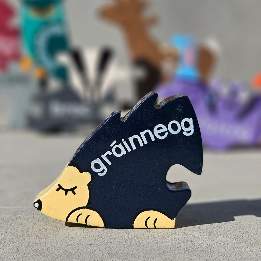 Irish Wildlife Wooden Jigsaw As Gaeilge