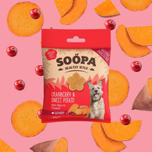 Load image into Gallery viewer, Cranberry &amp; Sweet Potato Dog Treats
