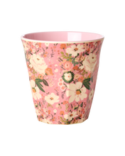 Load image into Gallery viewer, Melamine Cup with Alison Flower Print - Medium
