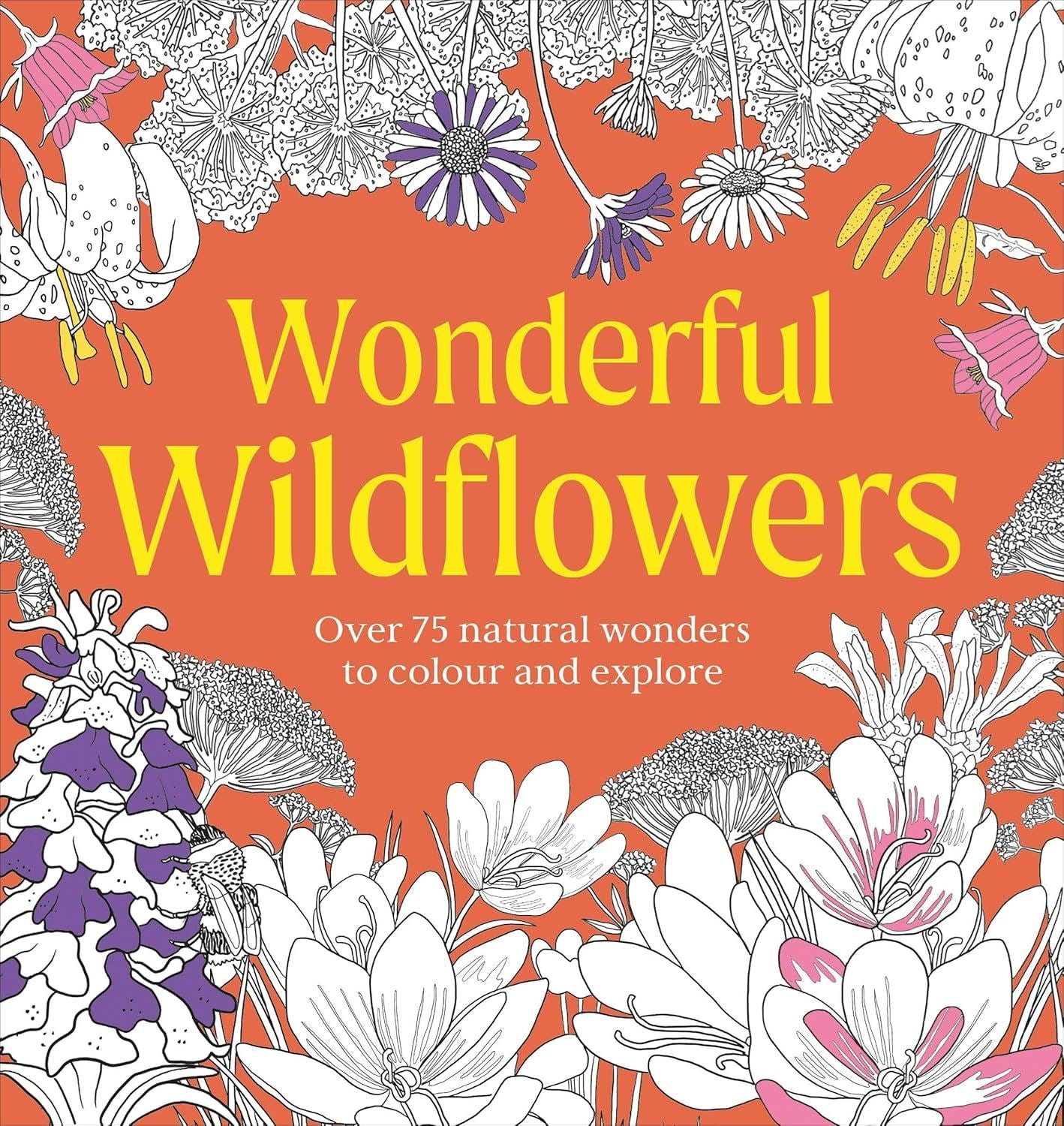 Wonderful Wildflowers Colouring Book