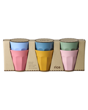 Load image into Gallery viewer, Melamine Cups in All You Need is Love Colours - Medium 6 Pack

