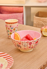 Load image into Gallery viewer, Medium Melamine Bowl - Pink Fun Fair Print
