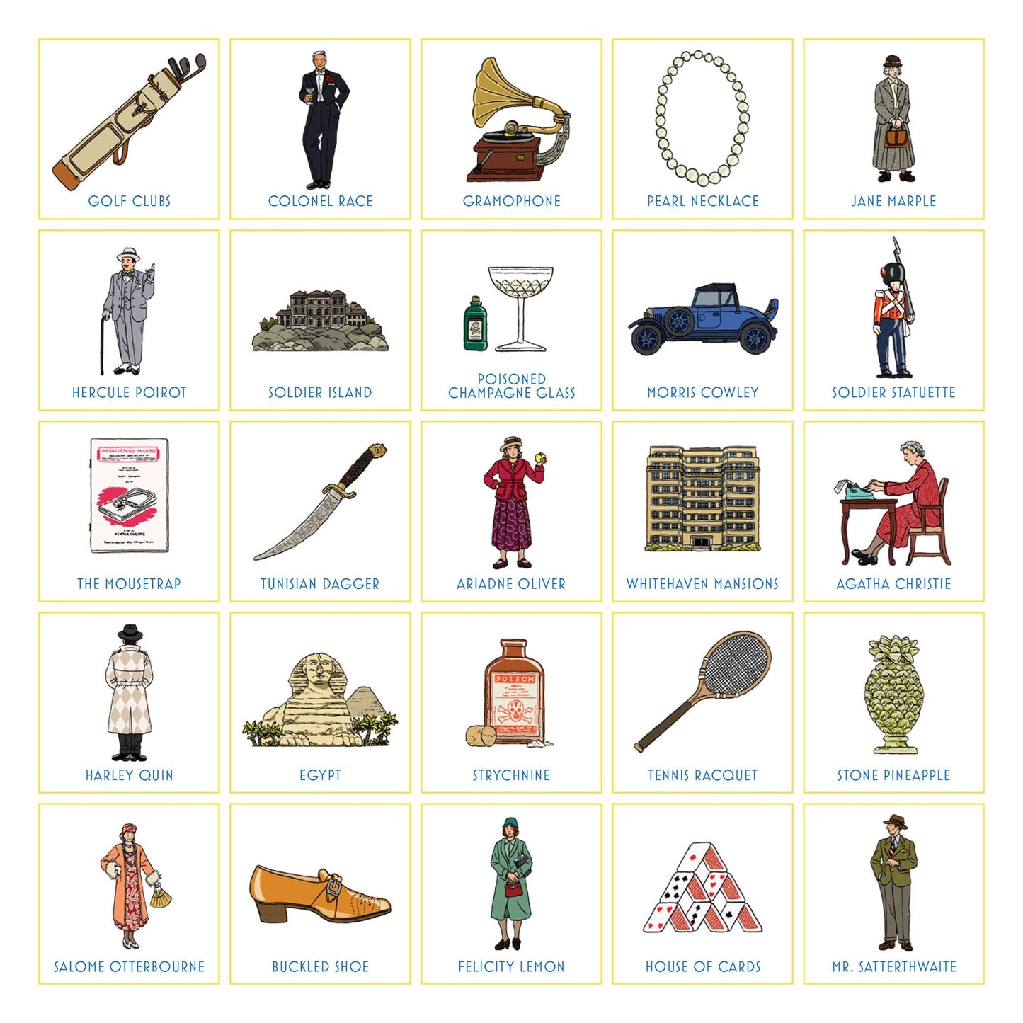 Agatha Christie Bingo