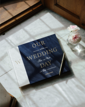 Load image into Gallery viewer, Wedding Guest Book - Dark Blue
