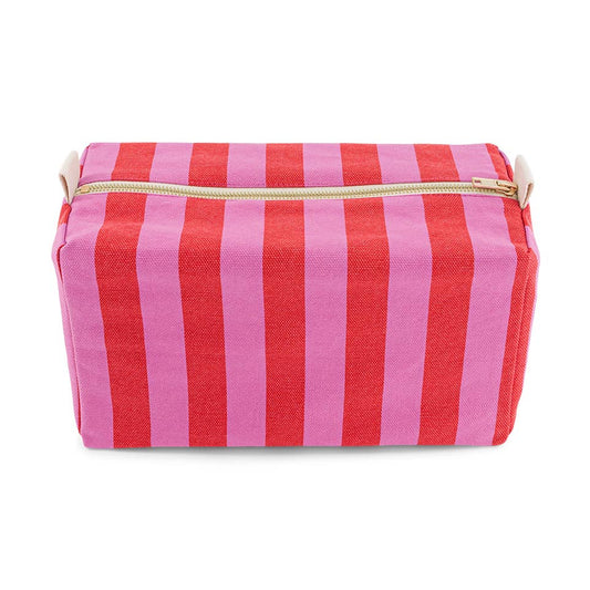 Orchid/Tomato Stripe Wash Bag