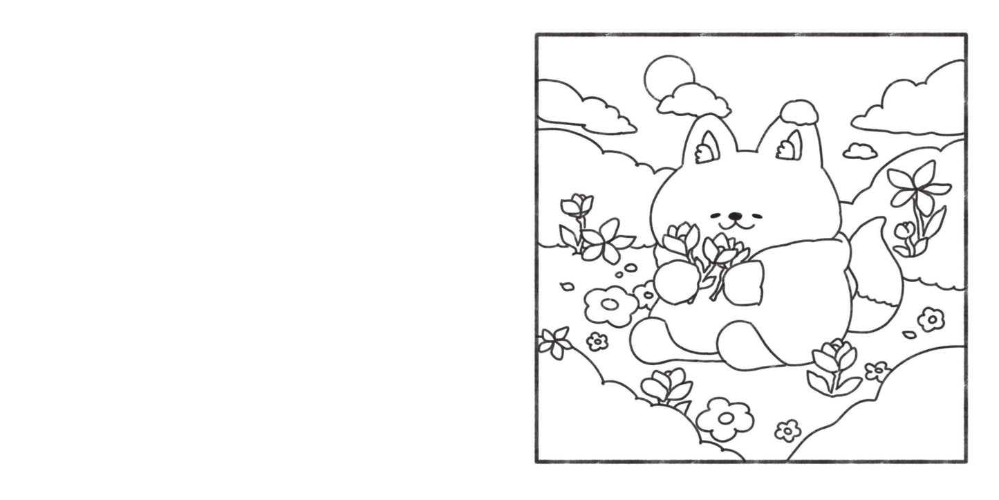 Cosy Chill: Cute and Relaxing Colouring Book
