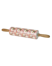 Load image into Gallery viewer, Ceramic Rolling Pin with Alison Flower Print
