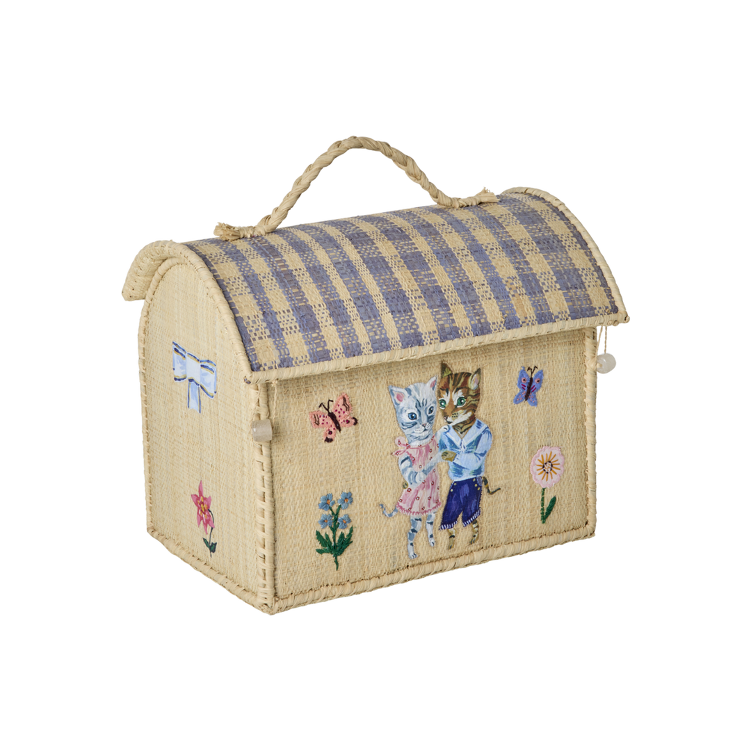 Raffia Kids Bag / Storage Box - Nathalie Lete Design