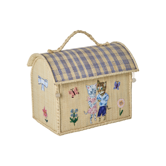 Raffia Kids Bag / Storage Box - Nathalie Lete Design