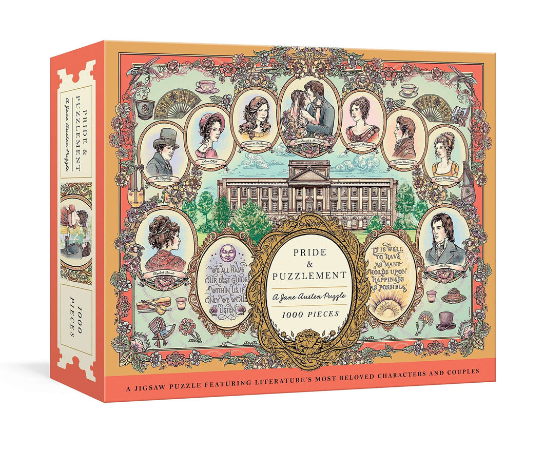 Pride and Puzzlement Jane Austen 1000 Piece Jigsaw Puzzle