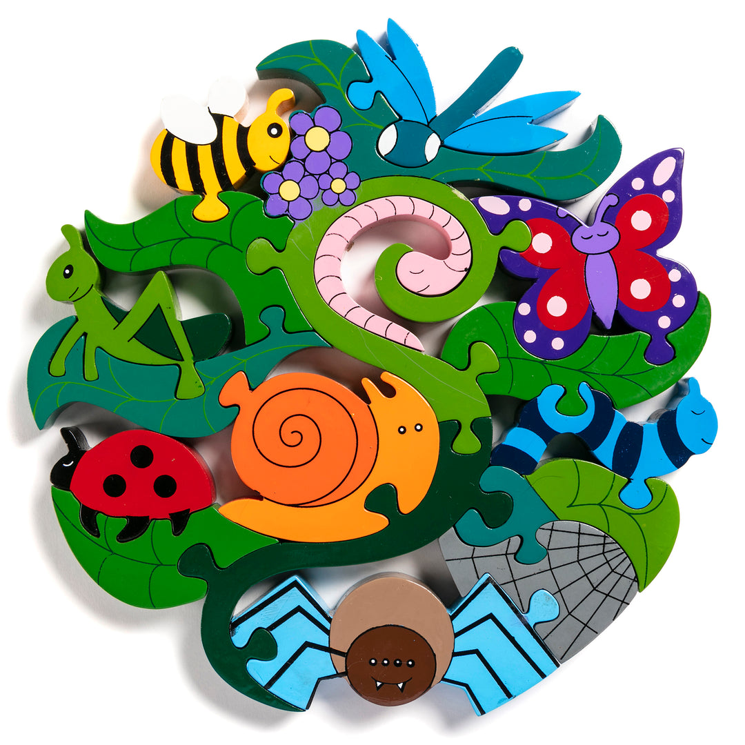Creepy Crawlies Wooden Jigsaw